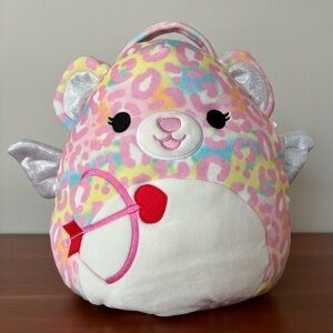 Squishmallows Michaela Valentine bucket. 12 inch. NWOT